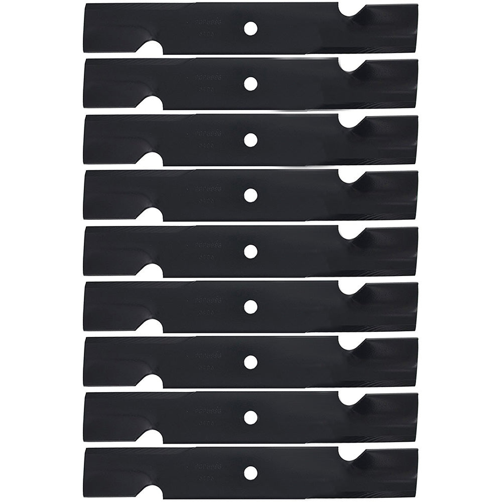 (9) Notched Mower Blade Fits Hustler 927426 928374 928374CA 929240 929240CA