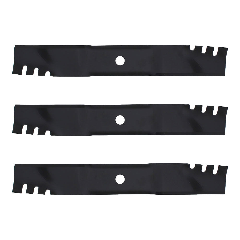 Set of (3) - M143520 M145516 Predator Mulch Blades Fits John Deere 54C Deck