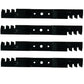 Qty 4: Mulching Mower Blade Fits John Deere Replaces GX20249