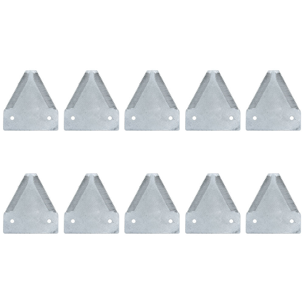 Qty. 10: Sickle Section Fits Allis Chalmers Replaces 70802541