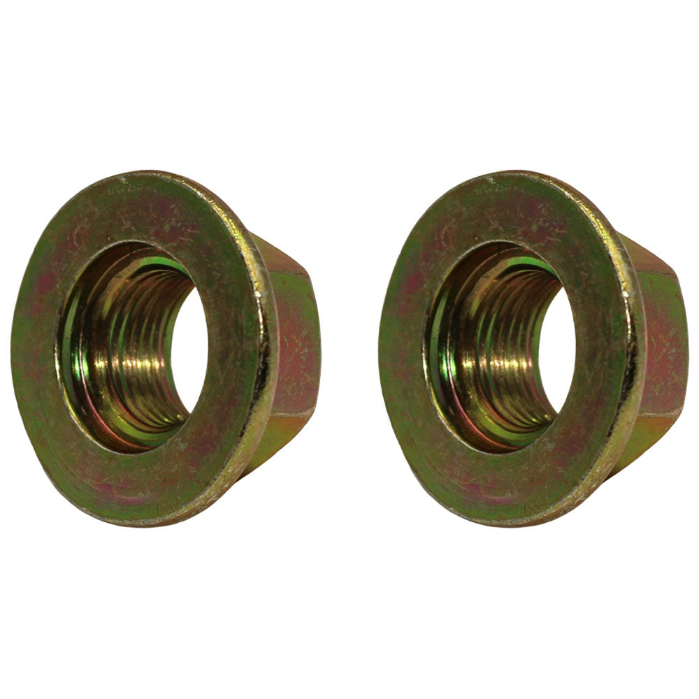 2 Repl Blade Spindle Pulley Flange Nut fits MTD 712-0417 912-0417 A 285-104