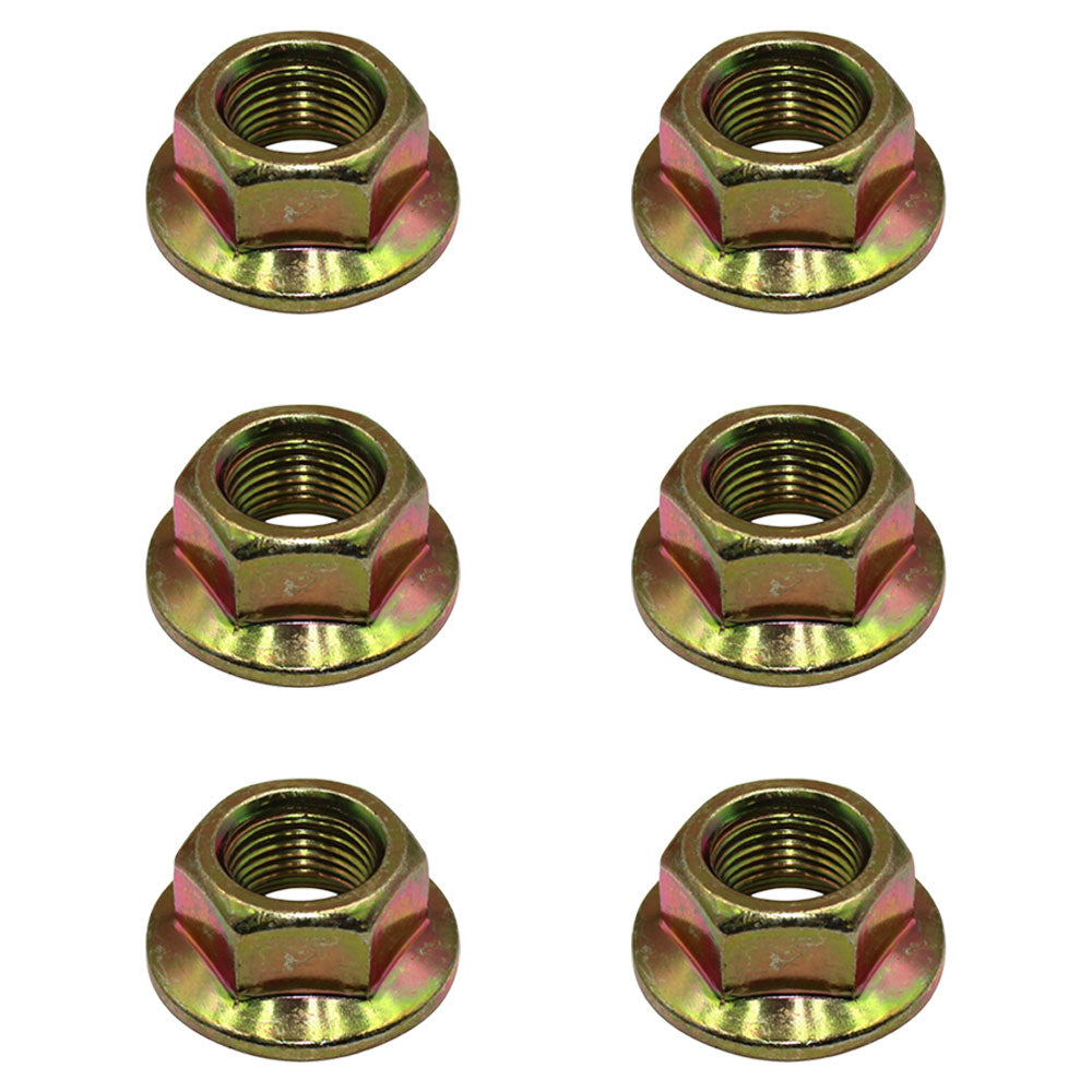 (6 Pack)- Blade Nuts 712-0417A 712-0417 912-0417 Fits MTD E20 Compact Tractors