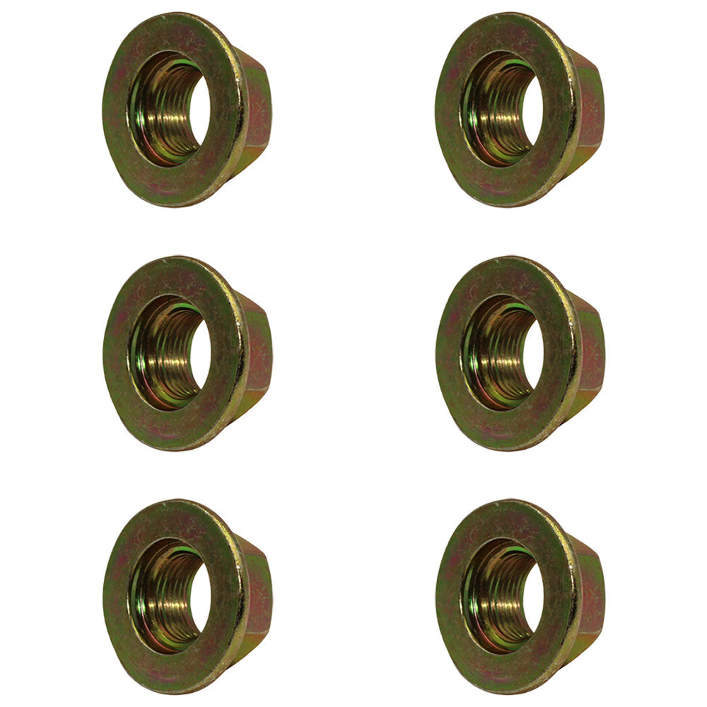 (6 Pack)- Blade Nuts 712-0417A 712-0417 912-0417 Fits MTD E20 Compact Tractors
