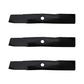 Qty 3: Mower Blade Fits John Deere Replaces M111522