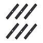 6 Pack of Blades Fits John Deere 48" LX176, LX178, LX186, LX188, LX277AWS