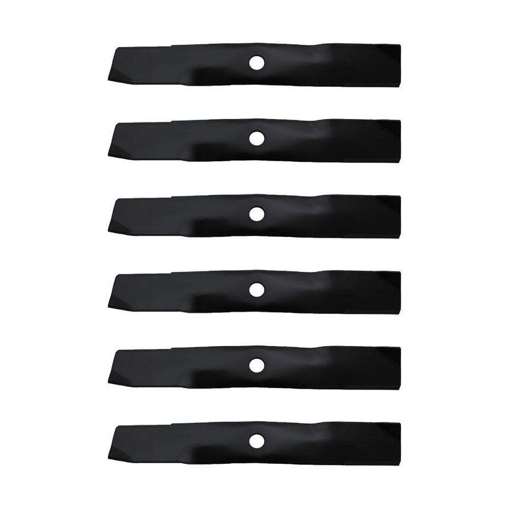 6-Pack 48" Lawn Mower Blades Fits John Deere M115495, GT242, GT275 (6206)