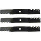 set of 3 Fits John Deere 54" mower mulching Predator blades M143520 M145516