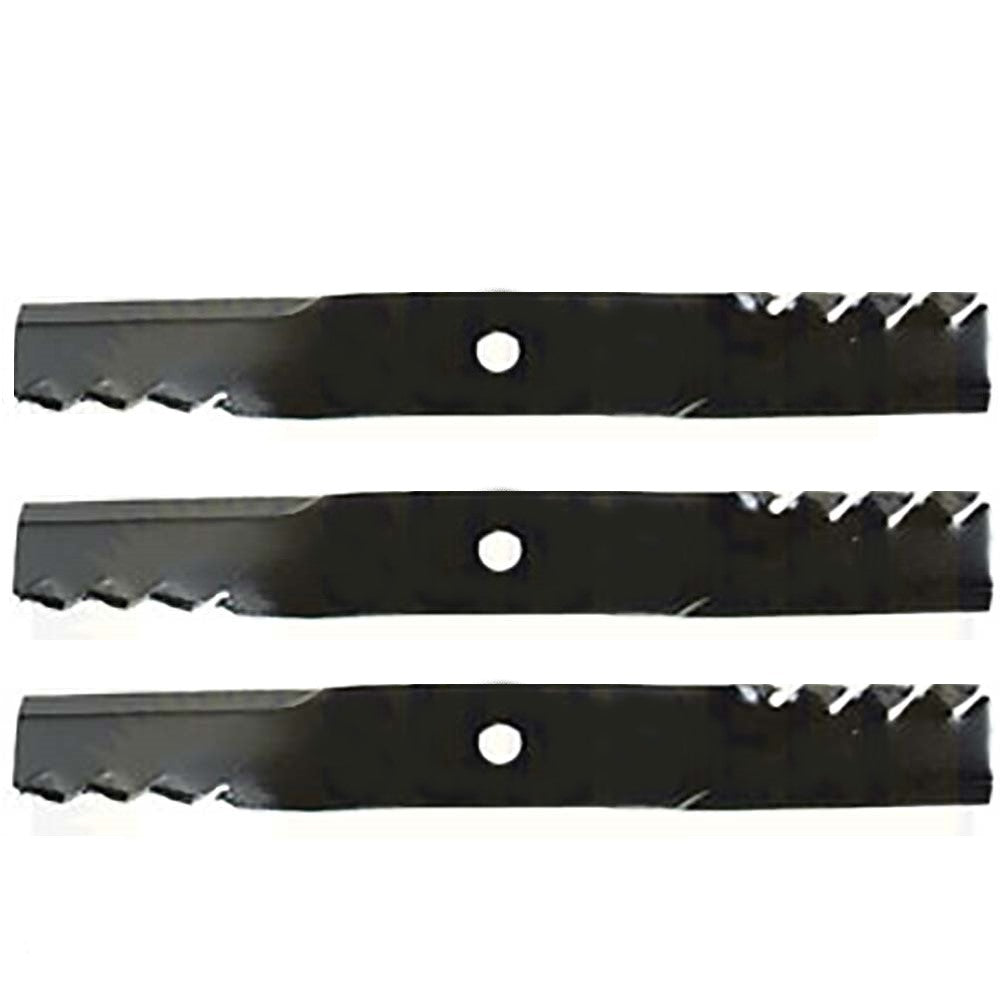 (3) 396-719 Blades Fits John Deere M143520, M145516, M152726