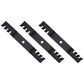 (3) 396-719 Blades Fits John Deere M143520, M145516, M152726
