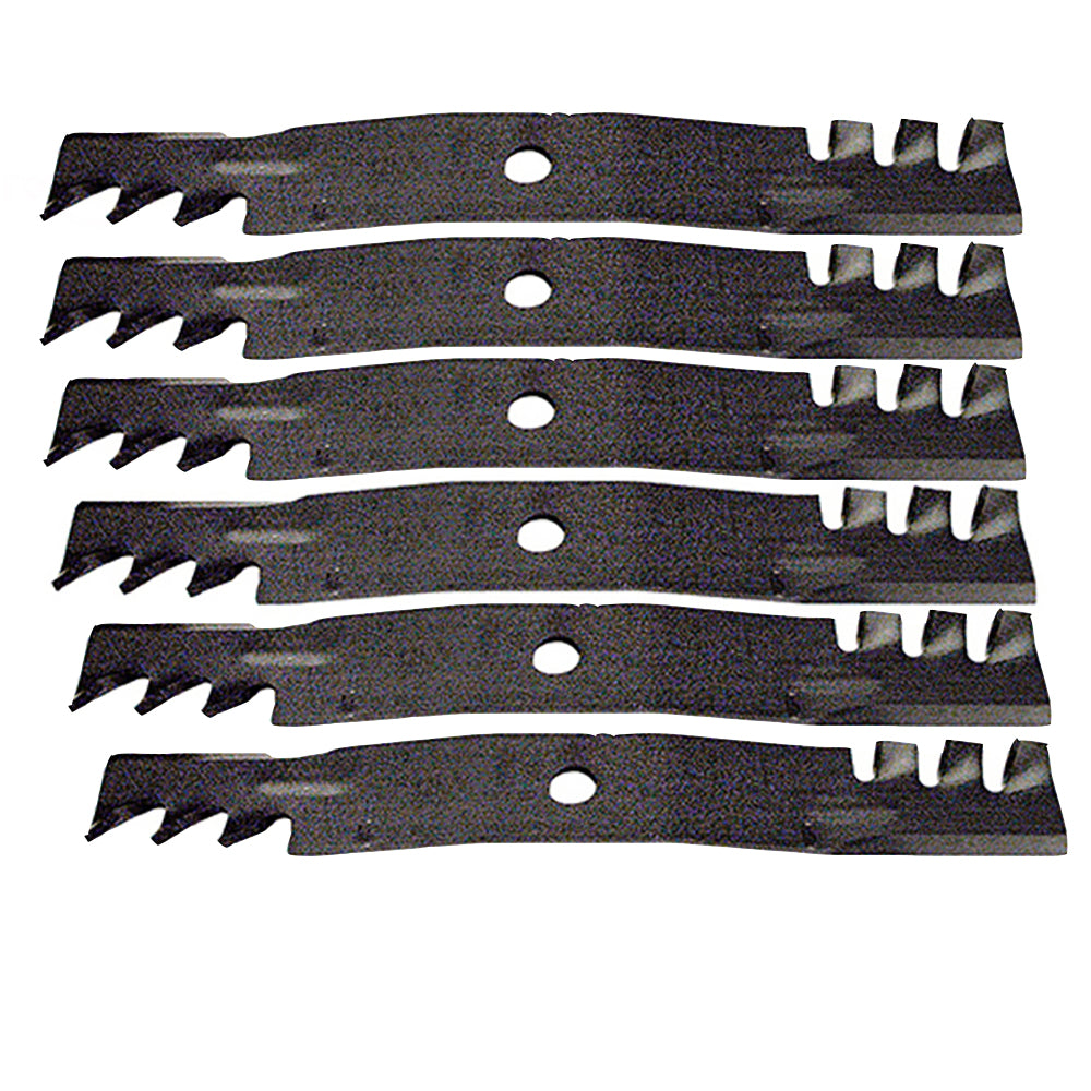 6PK Blades Fits John Deere 54C X465 X475 X485 X495 Z425 Z445 396-719