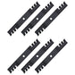 Lot of 6 Blades Fits John Deere 54C X465 X475 X485 X495 Z425 Z445 396-719