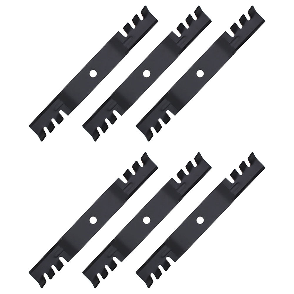 6PK Blades Fits John Deere 54C X465 X475 X485 X495 Z425 Z445 396-719