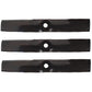 Qty 3: 16-1/2" Mulching Mower Blades Fits Sabre Replaces M113517
