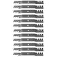 Qty 12: Toothed Mulching Mower Blade Fits Dolmar Replaces 115