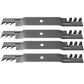 Qty 4: Toothed Mulching Mower Blade Fits Dolmar Replaces 115