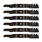 Qty 6: Toothed Mower Blade Fits Windsor Replaces 51-2440