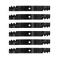 Qty 6: Toothed Mower Blade Fits John Deere Replaces 96306