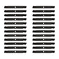 24 Pack Mower Blade K5677-34340 Fits Kubota B2150D, F2560, F3060, Pro Deck, ZD28