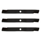 3 Pack Mower Blade Fits Kubota K5677-34340 K5645-97530 72" Pro