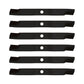 Qty 6: Mower Blade Fits Kubota Replaces K5677-34330