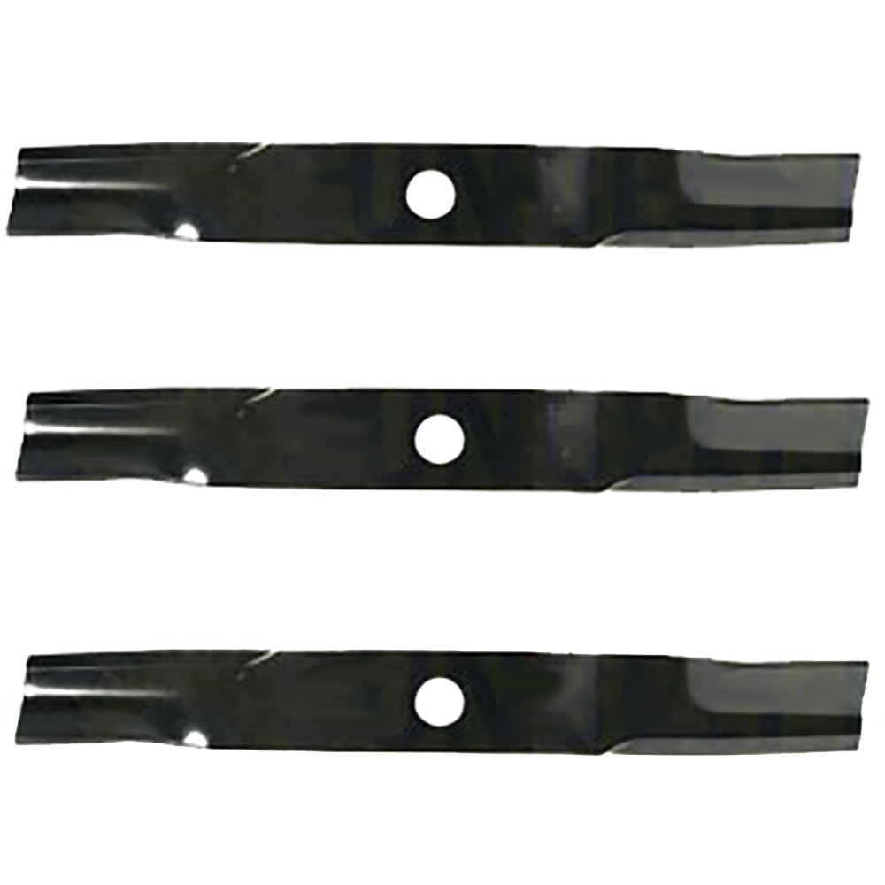 Set of 3 XHT 54" Mower Blades to fit Fits Kubota K5619-34350 RCK54GR ZD321N