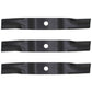 3PK Lawn Mower Blades Fits Kubota K5619-34350 RCK54GR RCK54P-227Z RCK54P-321Z