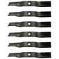 Qty 6: Mower Blade Fits Kubota Replaces K5619-34350