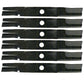 6 New XHT Heavy Duty Blades 54" Decks Fits Kubota K5619-34350 K535199040 RCK54GR