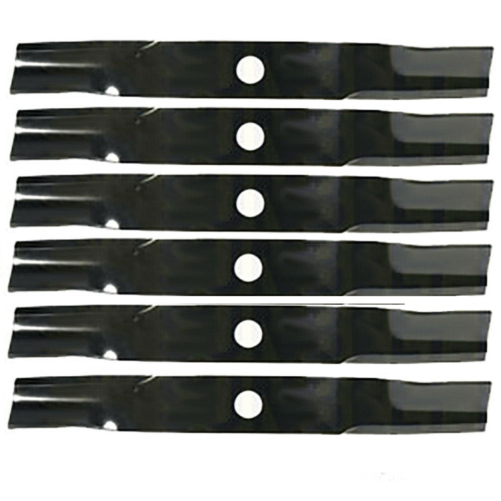 6 XHT Heavy Duty Blades Fits Kubota K5619-34350 K561934350 for 54" Cut Decks
