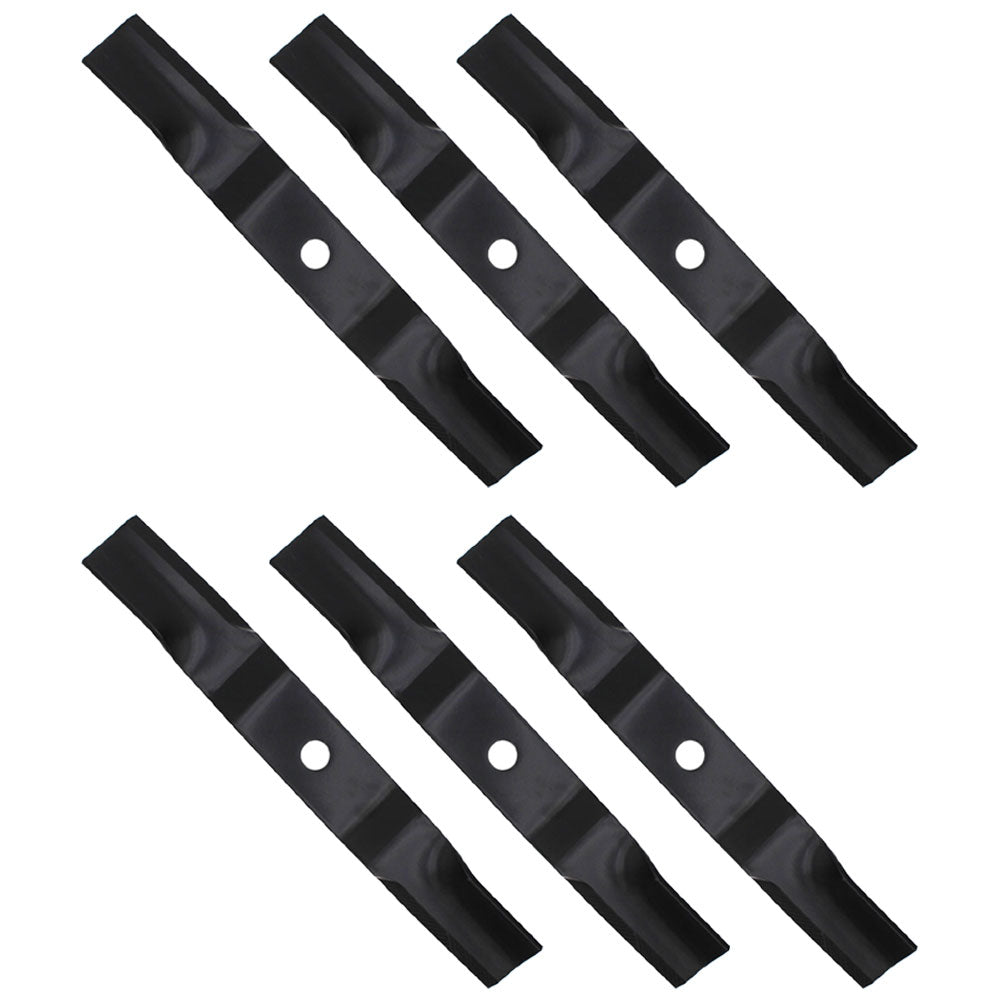 6 XHT Heavy Duty Blades Fits Kubota K5619-34350 K561934350 for 54" Cut Decks