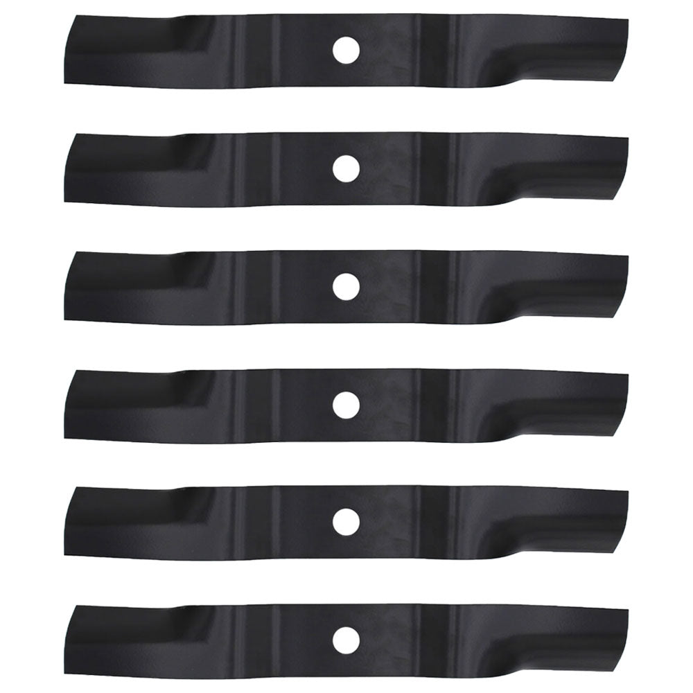 6 XHT Heavy Duty Blades Fits Kubota K5619-34350 K561934350 for 54" Cut Decks