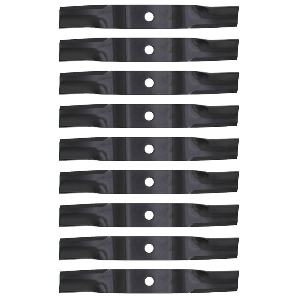 K5935-34360 Set of Nine New High Lift Mower Blade Fits Kubota ZD221 ZG227
