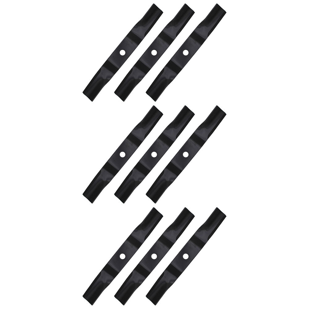 K5935-34360 Set of Nine New High Lift Mower Blade Fits Kubota ZD221 ZG227