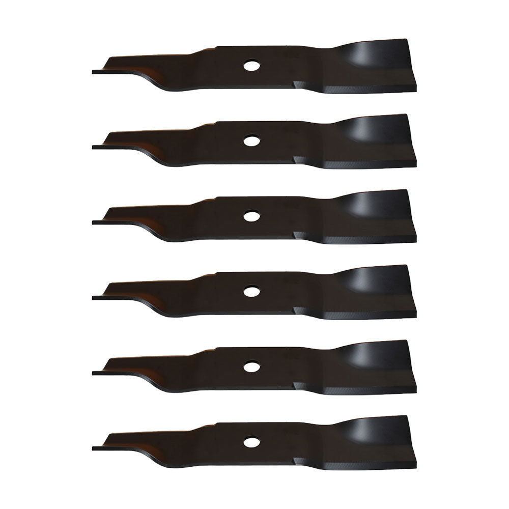 6 Pack of Iron Mower Blade Set Fits John Deere Ztrak New Commercial