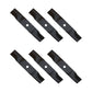 Qty 6: Mower Blade Fits John Deere Replaces M136194