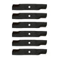6 Pack of Iron Mower Blade Set Fits John Deere Ztrak New Commercial