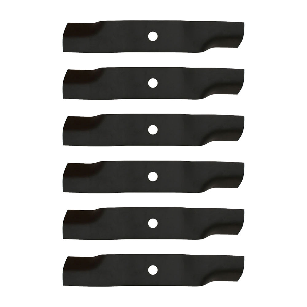 6 Pack of Iron Mower Blade Set Fits John Deere Ztrak New Commercial