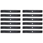 12 Repl Xht Heavy Duty Blades Fits John Deere Tcu30316 M136195 54" 7 Iron Decks