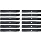 Qty 12: Medium Lift Mower Blade
 Fits John Deere Replaces M136195