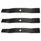 Qty 3: Mower Blade Fits John Deere Replaces M136195