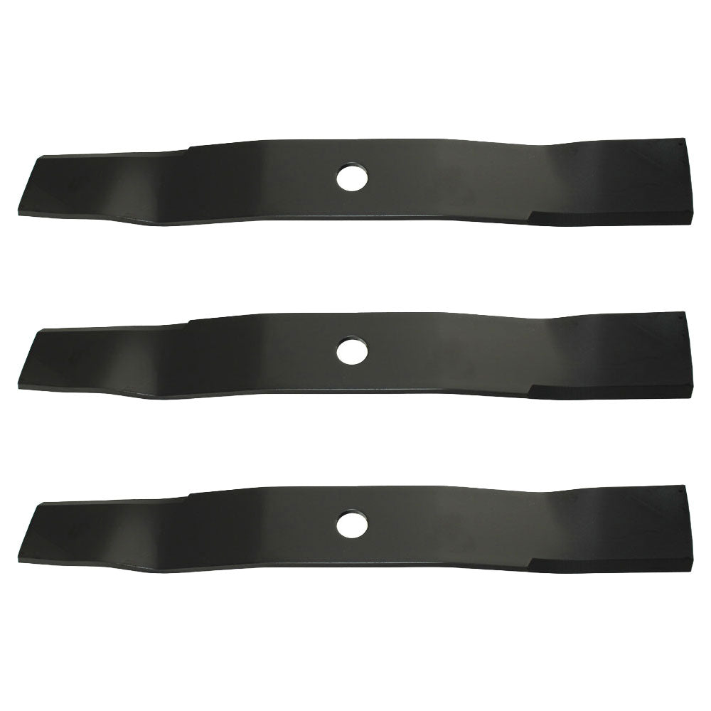 3 XHT M136195 Blades Fits John Deere 54" F687 M653 M655 647A 657A 667A 717A 727A