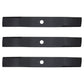 54" 10072 7 Iron Lawn Mower Blade Set 3 Fits John Deere M136195 TCU30316