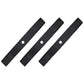 54" 10072 7 Iron Lawn Mower Blade Set 3 Fits John Deere M136195 TCU30316