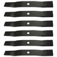 6 Pack Lawn Mower Blades Fits John Deere M136195 TCU30316