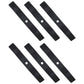 6 Medium-Lift Blades Fits John Deere M136195 TCU30316 M653 M655 M657 F620 737