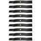 9 XHT Heavy Duty Blades Fits John Deere M136195 M653 M655 F687 F655 F680 737 757