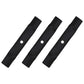 Set of 3-48" Lawn Mower Blades to fit Fits John Deere E140 E150 E160 E170
