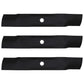 Three (3) Mower Blades For 48" GX21784 GY20852 D140 D150 D160 LA130 R11595