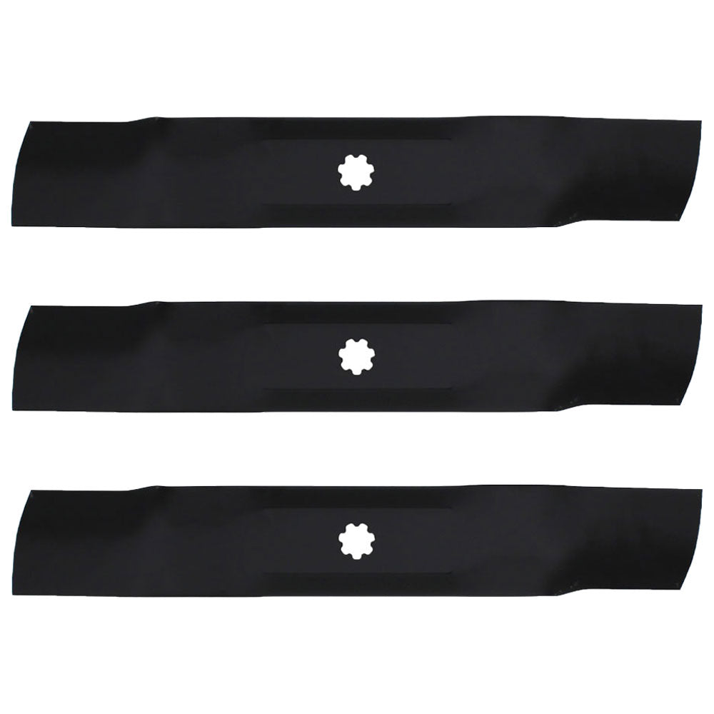 3pk Lawn Mower Blades for 48" Fits John Deere LA 130 140 145 X140 145 D140 D150