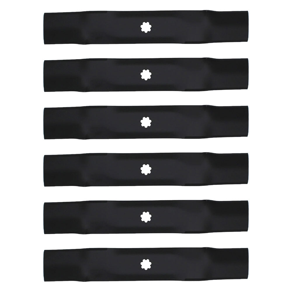 (6 pk) 11595 High Lift Blades Fits John Deere GX21784, GY20852